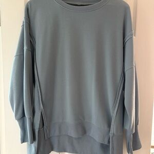 Light Blue Oversized Crewneck Sweatshirt